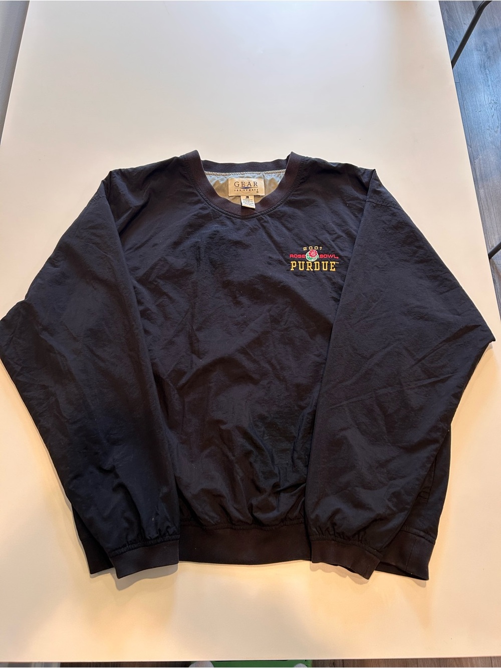Purdue 2001 Rose Bowl Black Crewneck